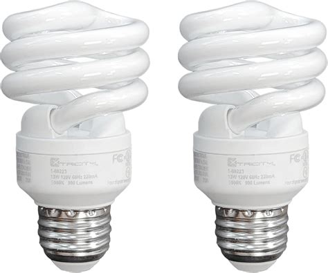 Compact Fluorescent Light Bulb T2 Spiral CFL, 5000k Chile | Ubuy