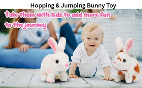 Buy OZCAN Interactive Walking Bunny Toy | Hopping & Jumping Talking Toy ...