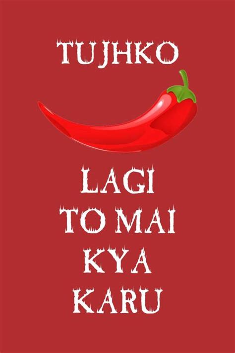 Tujhko Mirchi Lagi to me Kya karu Funny Poster from GI057 12 x 18, 300 ...