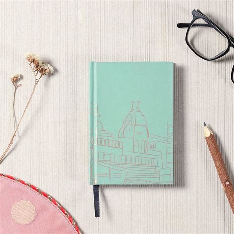 Handmade Printed Diary - Small, Green – Eyaas