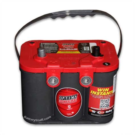 Optima Red Top 34/78 800 cca High Powered Spiral Wound Automotive Battery