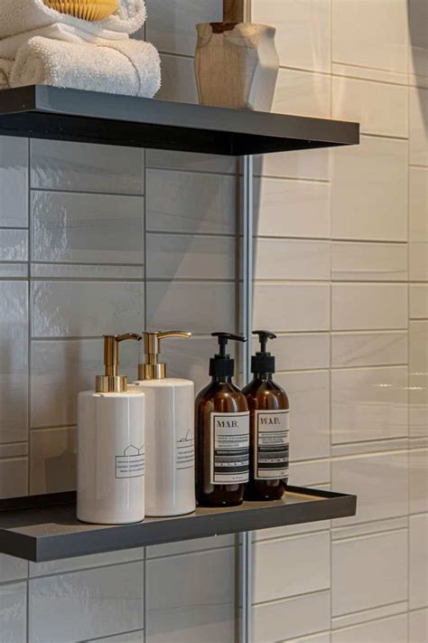 28 Shower Shelf Ideas To Style and Organize Your Bathroom
