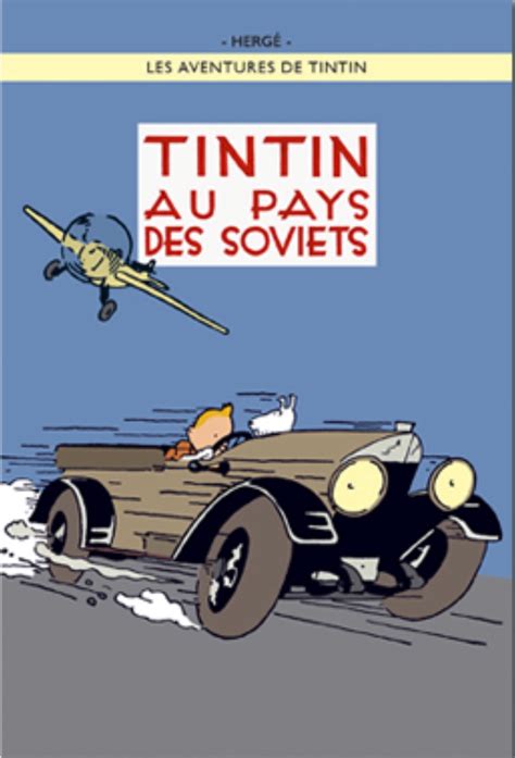 Póster Tintin au pays des soviets, Tintin en el país de los soviets