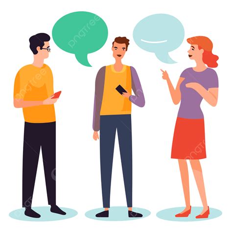 People Talking Clipart Vector, People Clipart, Talking Clipart, In The ...