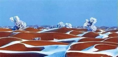 新疆的沙漠下雪后是什么样子？简直太美了 - 壹读