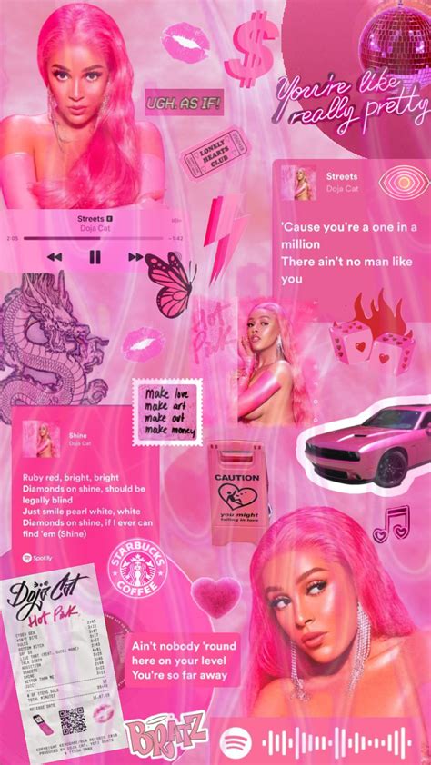 Doja Cat 🐱 | Iphone wallpaper girly, Pink tumblr aesthetic, Celebrity ...