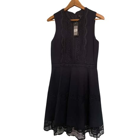 Forever New Womens Navy Blue Dress Size 10