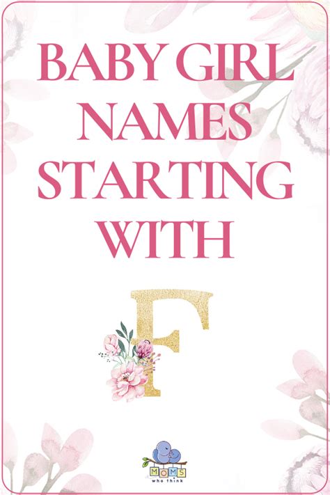 Feminine and Unique Baby Girl Names