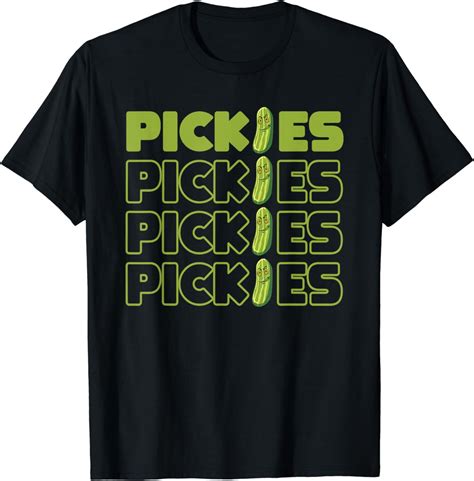 Great Pickles Design Vegetable Snacks Pickle T-Shirt - Walmart.com