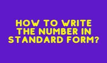 Standard Form Numbers 的图像结果