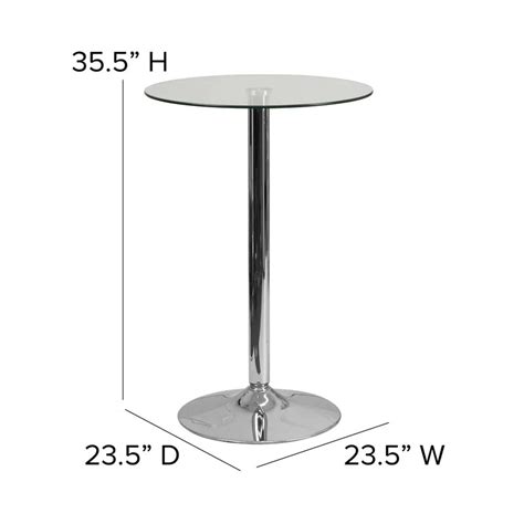 Bar Table: Counter Height 35.5'' Pub Table – Studio GKW
