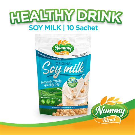 Nummy Blend Organic Soy Milk Powder 350g (10pcs) – Soya Milk Drink ...