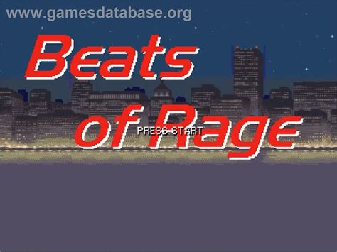 Beats of Rage Remix - Rhythm of Destruction - OpenBOR - Artwork - Title ...