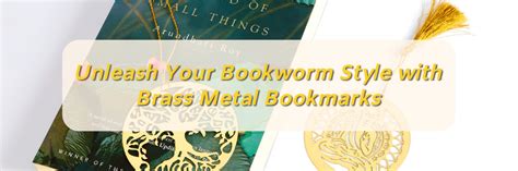 Unleash Your Bookworm Style with Brass Metal Bookmarks – ADORAA
