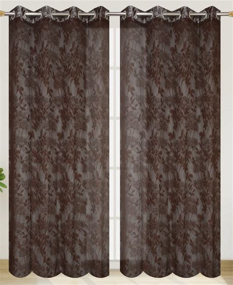 Buy FABREEVA Heavy Polyester Glittering Tissue Net Lily Floral Semi ...