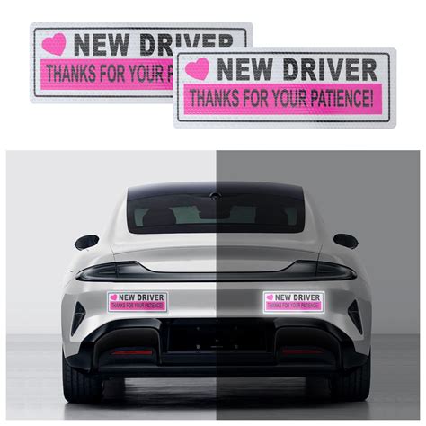 Snapklik.com : 2PCS Student Driver Magnet For Car,Reflective New Driver ...