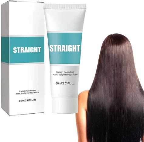Janenisa Hair Straightener Cream, Straight Protein Correcting Hair ...