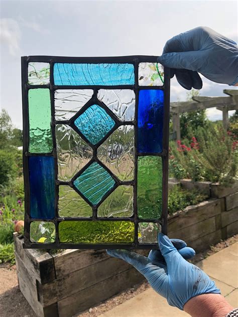 Making an A4 Stained Glass Panel Workshop, Hutton Roof Village Hall ...