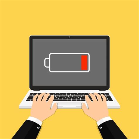 Laptop with low battery Images - Free Download on Freepik