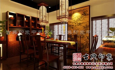 100万元餐饮空间600平米装修案例_效果图 - 【饰空设计】河南中式茶馆设计 - 设计本
