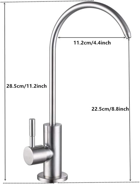 Inart RO Tap Water purifiers Tap/Faucet 304 Stainless Steel Kitchen Si ...