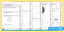 Year 5 NAPLAN-Style Interactive PDF Numeracy Tests - Set 6