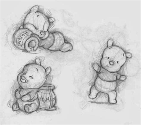 Baby Winnie The Pooh Drawing at PaintingValley.com | Explore collection ...