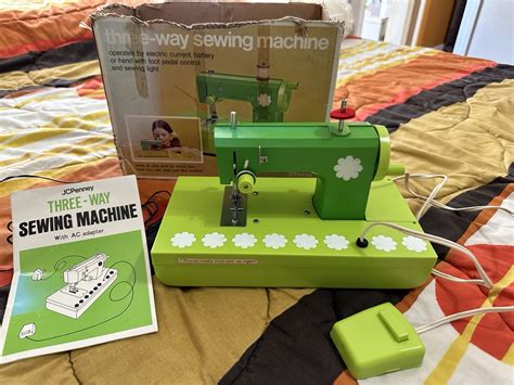 JCPenney Green Sewing Machine