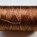 Buy Golden Brown and Ivory Color Silk Thread Spool Art Silk Online in ...