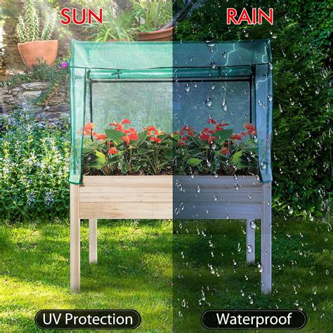Aoxun 48 x 34 x 63 inch Raised Garden Bed for India | Ubuy