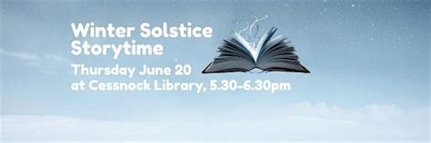 Winter Solstice Storytime, Cessnock City Library, 20 June 2024 | AllEvents