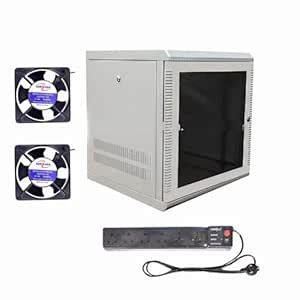 Panther 9U Loaded WiFi CCTV DVR Rack/NVR/Server/Network Rack with 3 ...