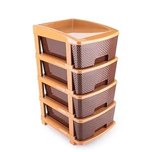 INDRADAMAN INDUSTRIES 4 Layer Plastic Multi-Purpose Modular Drawer ...