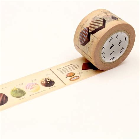 MT EX Washi Tape Encyclopedia Chocolate – Paper planning and more