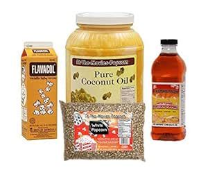 Coconut Oil-Popcorn-Flavacol (With Buttery Topping) : Amazon.in ...