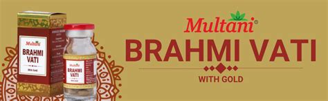 Multani Brahmi Vati Gold | Brahmi Tablet With Ashwagandha ...