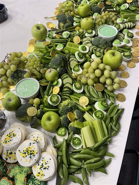 Green Food Party Platter