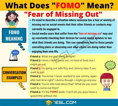 FOMO Meaning, Origin and Examples • 7ESL