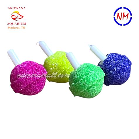 AS07 - 1" Aquarium Ball Air Stone - Stone Bubbler - Air Diffuser for A ...