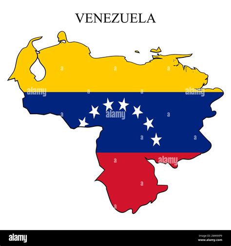venezuela map in south america