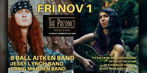 8 Ball Aitken Live at the Presynct , 15 Ann Street, Nambour, QLD ...