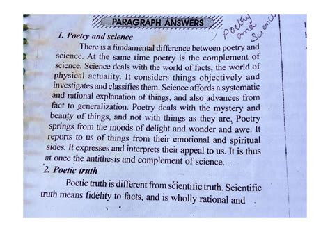 Hudson 3 - Simple note. Easy to understand - PARAGRAPH ANSWERS 1 ...