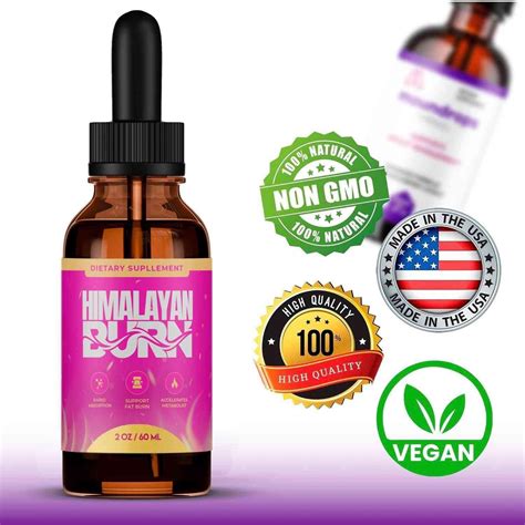 Advanced Himalayan Burn Formula - Natural Liquid Health Drops, 3 Bottl