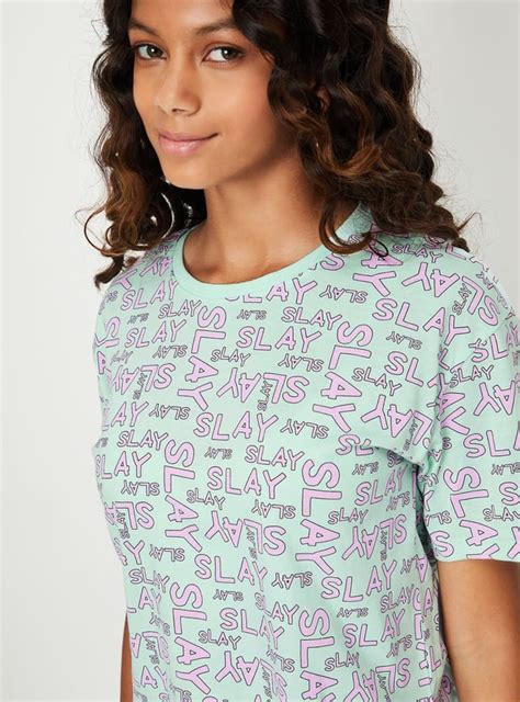 Buy Girls Printed T-shirt Online at just Rs. 249.0 - 1000014253568 ...
