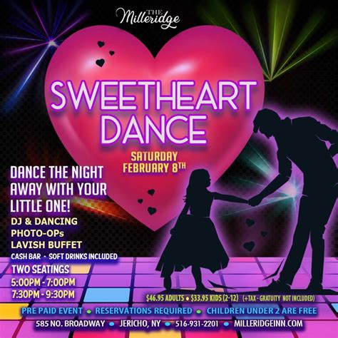 The Sweetheart Dance at the Milleridge Inn, 585 North Broadway, 11753 ...