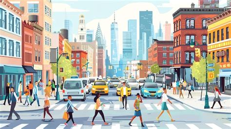 Busy Street Scene 的图像结果