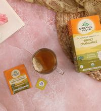 Simply Chamomile Tea bags | Herbal Teas & Infusions – Organic India