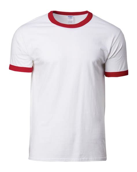 Gildan® Premium Cotton™ 76600 - Adult Ringer T-Shirt - Wishtee Sdn Bhd