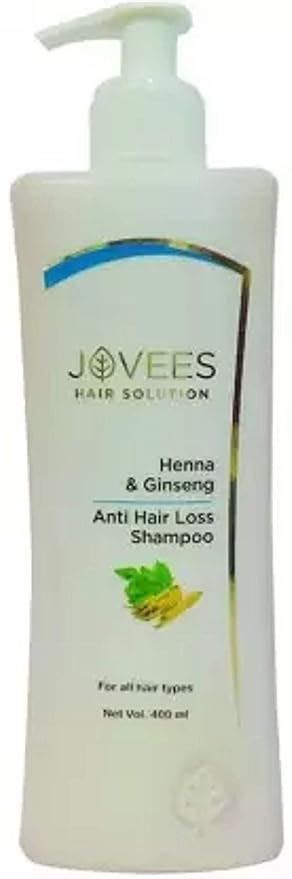 Buy Jovees Hair Solutuin Henna & Ginseng Anti Hair Shampoo (400 ml ...