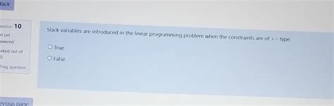 Image result for Slack Variables in Linear Programming